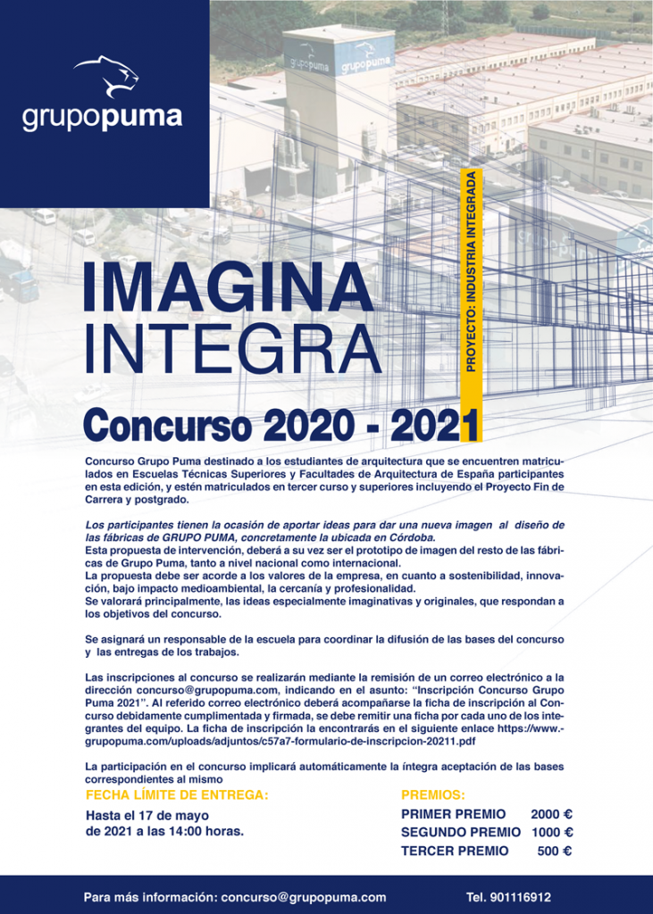 claro Muscular Benigno Grupo PUMA. IMAGINA INTEGRA Concurso 2020 - 2021 - Escuela de Arquitectura  de Valladolid