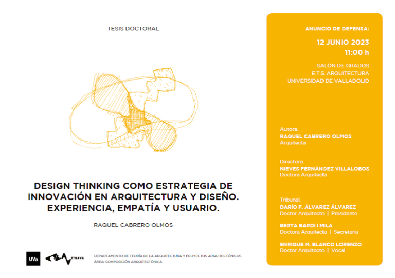 Lectura de Tesis Doctoral - Escuela de Arquitectura de Valladolid